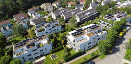 PV-Anlage mit intelligenter Stromverteilung für vier Mehrfamilienhäuser am Zürichsee