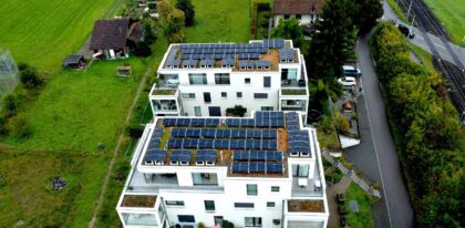 Photovoltaik-Anlage mit ZEV für zwei Mehrfamilienhäuser