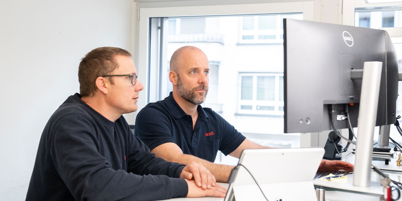 Florian Moser und Peter Zeller, Schibli Kompetenzzentrum Erneuerbare Energie